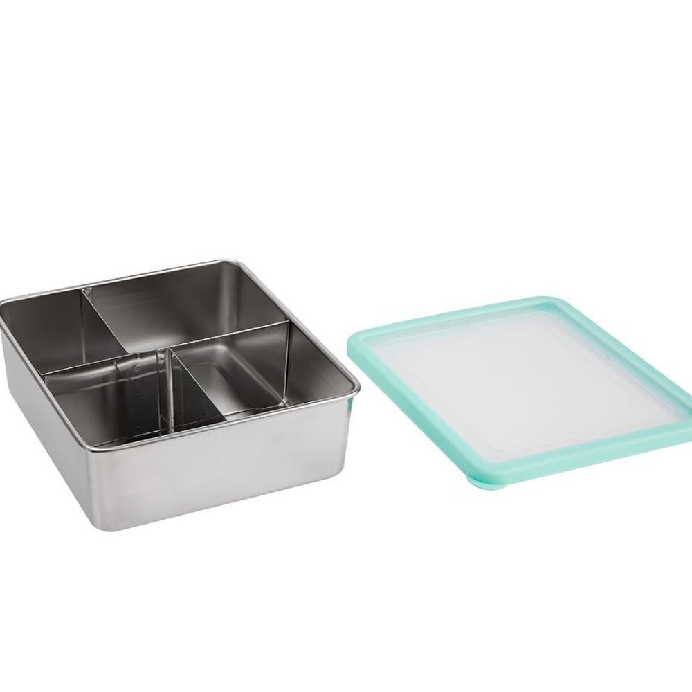 Pottery Barn Kids - Spencer Stainless Bento Box Container, Aqua